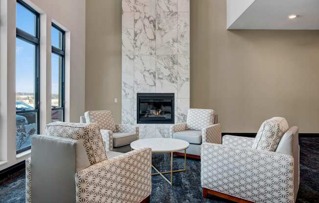 The Lafayette resident lounge, Dean Weidner Real Estate Apartments for rent Fitchburg, WI