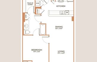1 bed, 1 bath, 993 sqft, $1,950, Unit 408