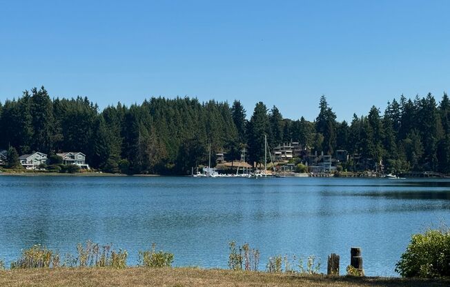Bainbridge Island waterfront on desirable Eagle Harbor...fully furnished