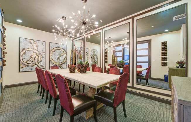 Conference Room with a large table and chairs.