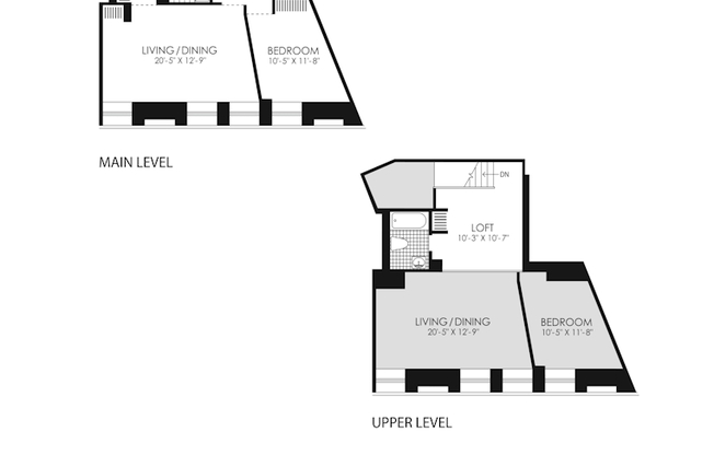 1 bed, 2 baths, $10,395, Unit 1040