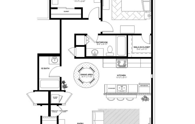 2 beds, 2 baths, 959 sqft, $1,550, Unit 305