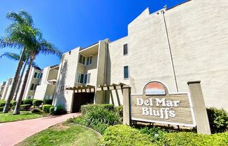 FOR RENT 2Br/2Ba 804 Sf  Second Floor Condo Located In The Highly Desirable Del Mar Bluffs Complex, Amazing Location Off Del Mar Heights Rd