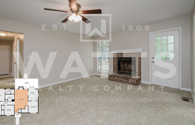 3-Bed, 2-Bath Home in Grayson Valley Community