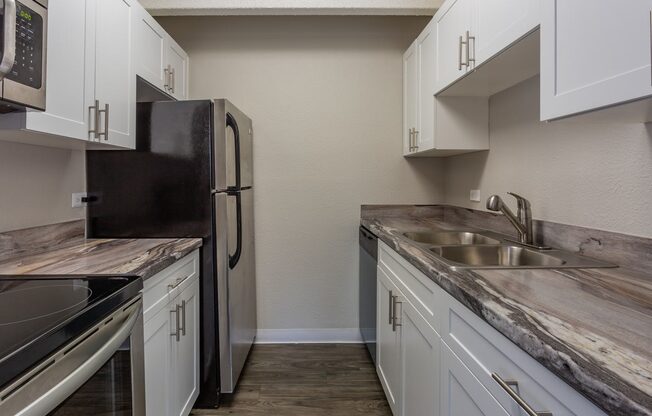 Refrigerator And Kitchen Appliances at Monaco Lakes, Denver, Colorado