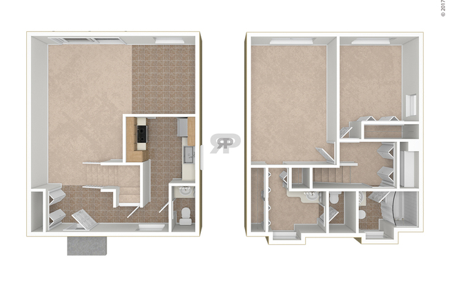 2 beds, 1.5 baths, 1,280 sqft, $1,975