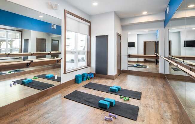 Fitness Center at The Edison at Spirit, Lakeville, MN, 55044