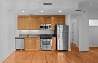 Kitchen with Stainless Steel Appliances