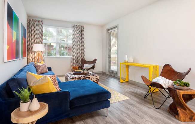 Modern Living Room at Las Positas Apartments , Camarillo, California
