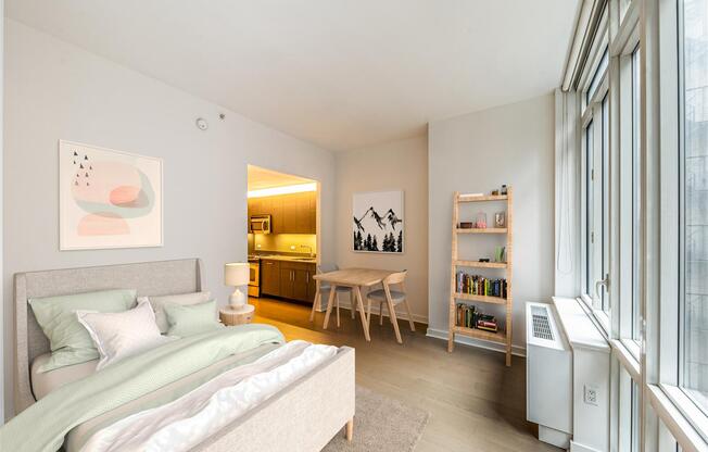 Studio, 1 bath, 453 sqft, $4,456, Unit 4E