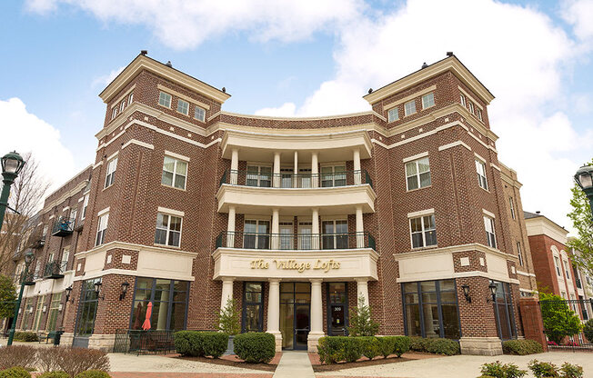 External Apartment View at The Village Lofts, Greensboro, NC