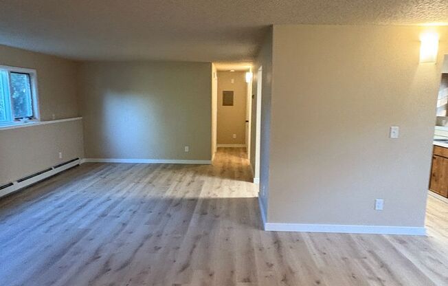 2 Bed 2 bath off Durston Rd- Brand New Flooring, Trim, Paint, and Light Fixtures!