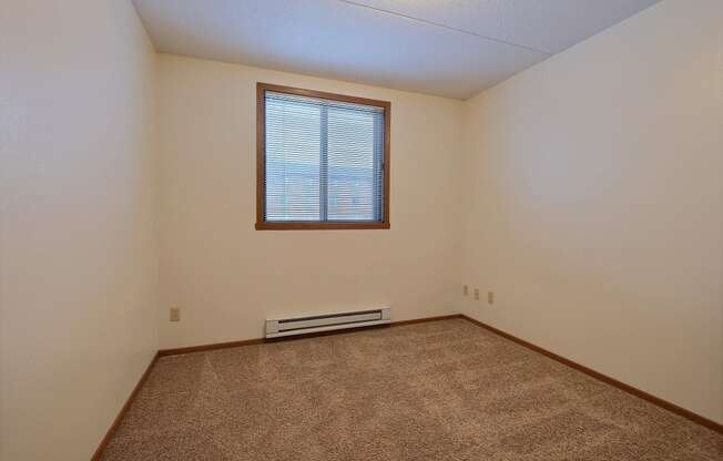 an empty room with carpet and a window at France, Fargo, ND 58103