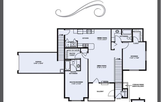 2 beds, 2 baths, 1,214 sqft, $2,080