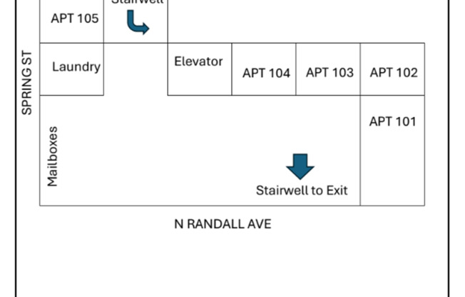 2 beds, 1 bath, 600 sqft, $2,399, Unit 45R-103