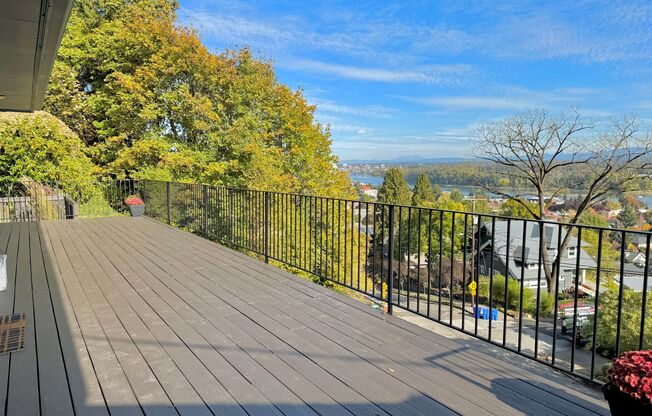 South Portland Hilltop Ranch Home with Indescribable East Views, Hardwood Floors, Gas Fireplace, Laundry, Off-street Parking