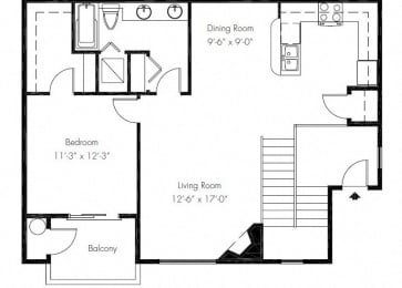 1 bed, 1 bath, 874 sqft, $1,718