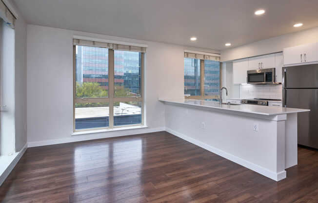 Living Room with Hard Surface Flooring