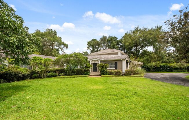 Winter Park Pool Home on half acre lot, steps from Park Avenue