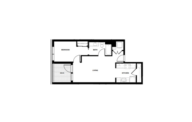 1 bed, 1 bath, 636 sqft, $2,850, Unit 501