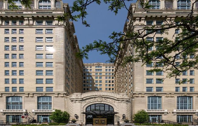 the building in which the apartments are located  at The Belden Stratford, Chicago, IL