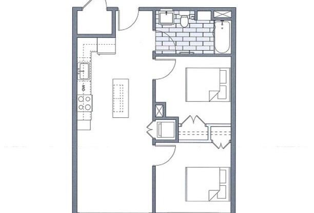 1 bed, 1 bath, 739 sqft, $4,395, Unit 303