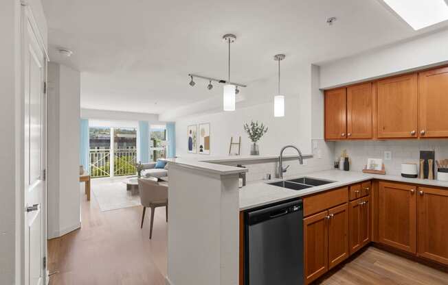 Kitchen Unit at Dexter Lake Union, Washington