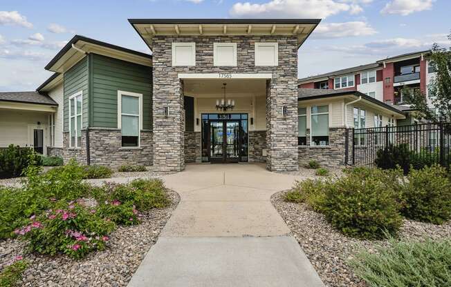 Leasing office entryway - Enclave at Cherry Creek