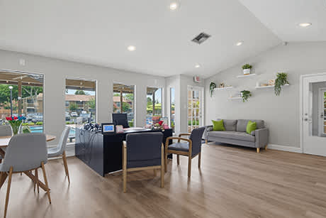 Leasing Office With Multiple Windows & Natural Light
