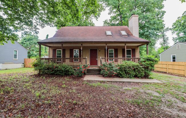 -- Available Now!  Spacious 4 Bed 2 Bath Cape Cod Home In Chesterfield --