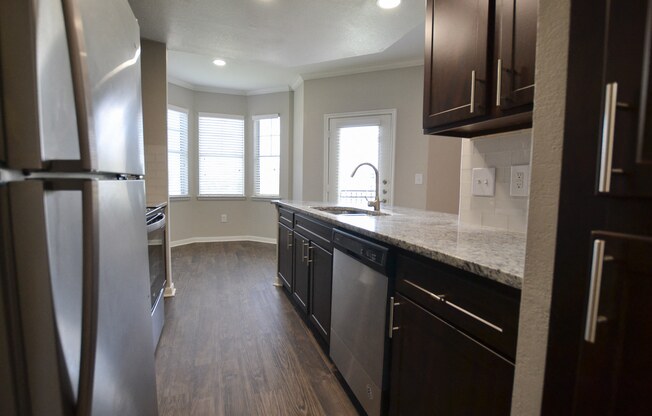 upgraded kitchen at The Legends at Eagle Mountain Lake, Fort Worth, Texas