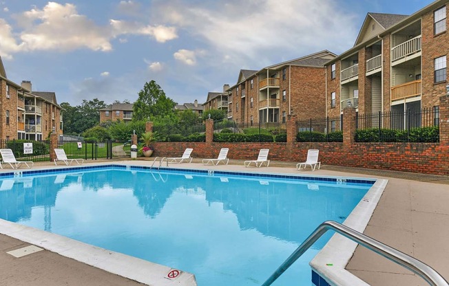 Blue Cool Swimming Pool at Shillito Park Apartments, Lexington, KY, 40503