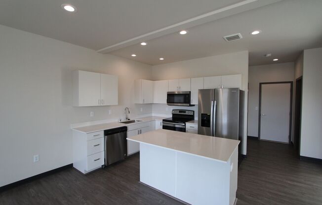 Modern design 3-bed, 2.5 bath duplex available.