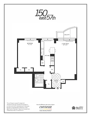 Studio, 1 bath, $5,750, Unit 30A