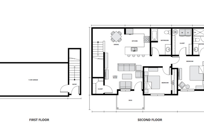 2 beds, 2 baths, 1,102 sqft, $1,475