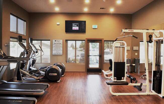 Fully Equipped Fitness Center at Green Valley Ranch Apartments for Rent