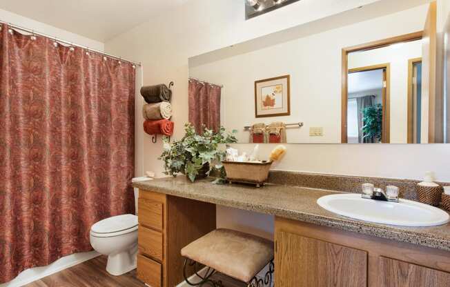 Full Bathroom at Apartments in Bremerton WA near Naval Base