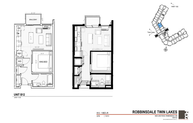 1 bed, 1 bath, 520 sqft, $1,295