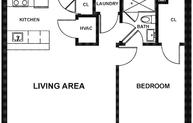 1 bed, 1 bath, 630 sqft, $3,100, Unit Unit 201