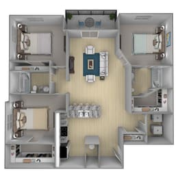 3 beds, 2 baths, 1,227 sqft, $2,066