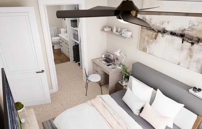 1 bed, 2 baths, 981 sqft, $1,236