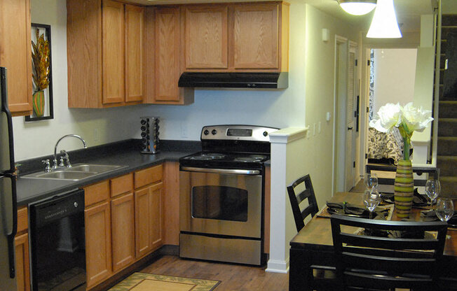 Interior apartment kitchen area_Lafitte,New Orleans, LA