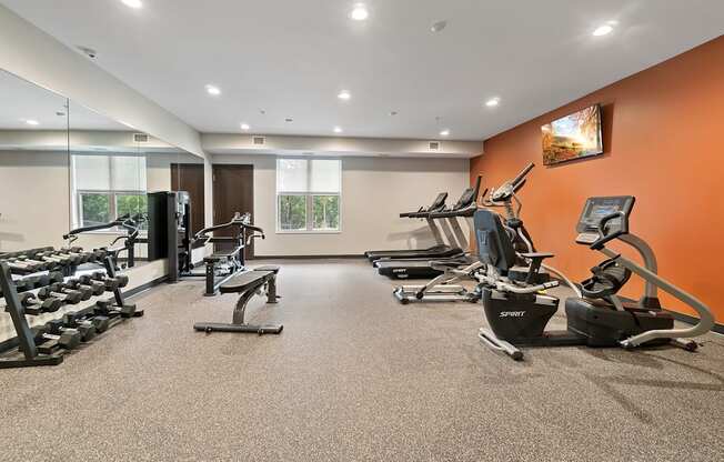 Fitness Center at Oaks Landing 55+ Apartments, New Brighton, MN 55112