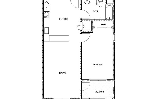 1 bed, 1 bath, 879 sqft, $2,795, Unit 209