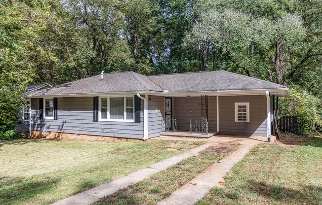 Charming 3BR/1BA Ranch Home with Fenced Backyard & Screened Porch
