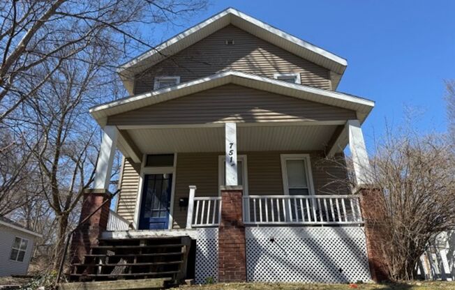 Updated, spacious 2 bedroom, 1 bathroom first floor apartment in the transforming Belknap neighborhood