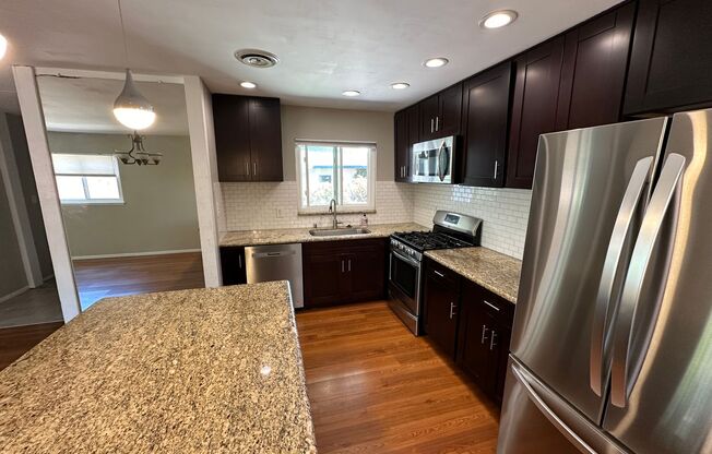Centrally Located 3 Bedroom, 1.5 La Mesa House w/ 2 Car Garage and Covered Patio with Outdoor Chimney