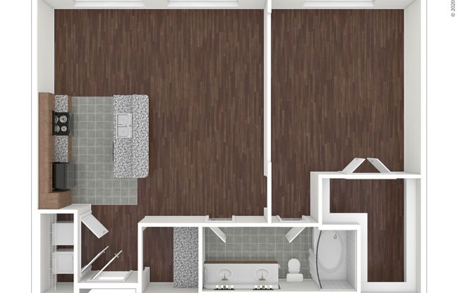 1 bed, 1 bath, 860 sqft, $1,375