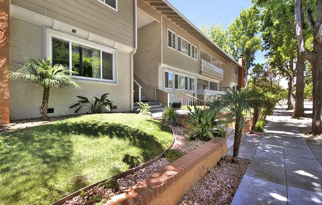 Lush Landscaping at Laurel Grove Apartments, Menlo Park, 94025