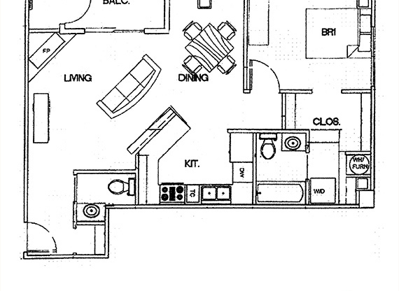 1 bed, 1.5 baths, 800 sqft, $1,699, Unit 311